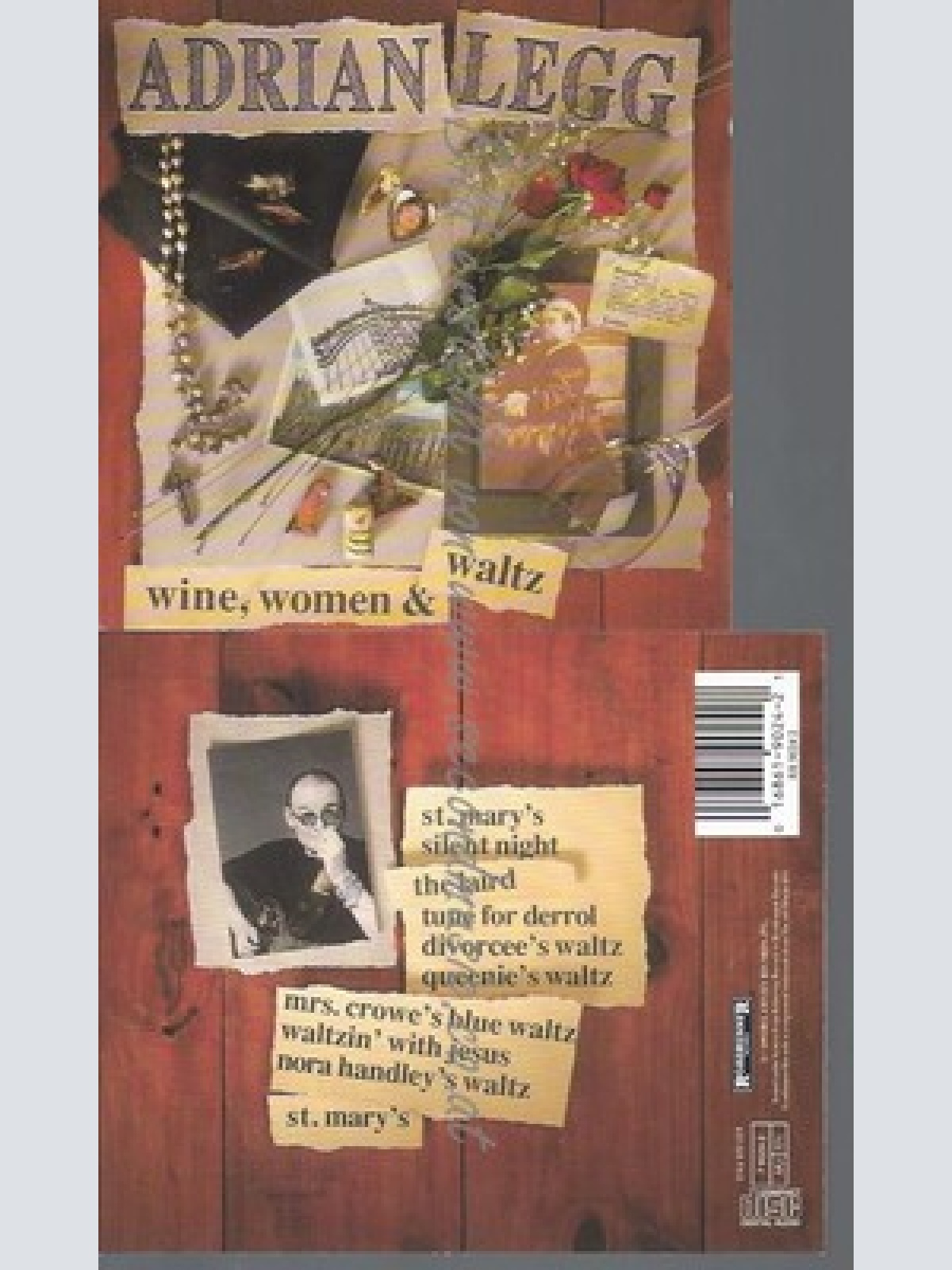 CD--ADRIAN LEGG--WINE, WOMEN & WALTZIMPORT