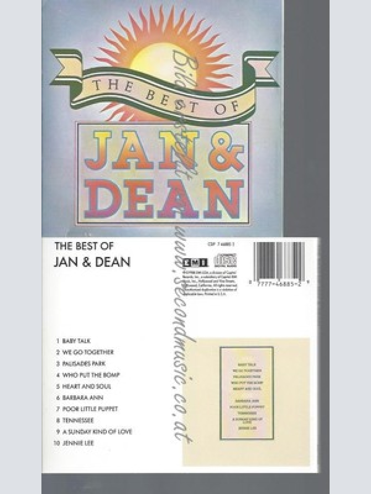CD--JAN & DEAN--BEST OF JAN & DEAN | IMPORT
