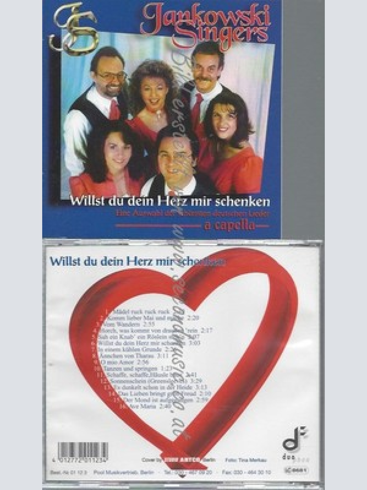 CD--JANKOWSKI SINGERS--WILLST DU DEIN HERZ MIR SCHENKEN