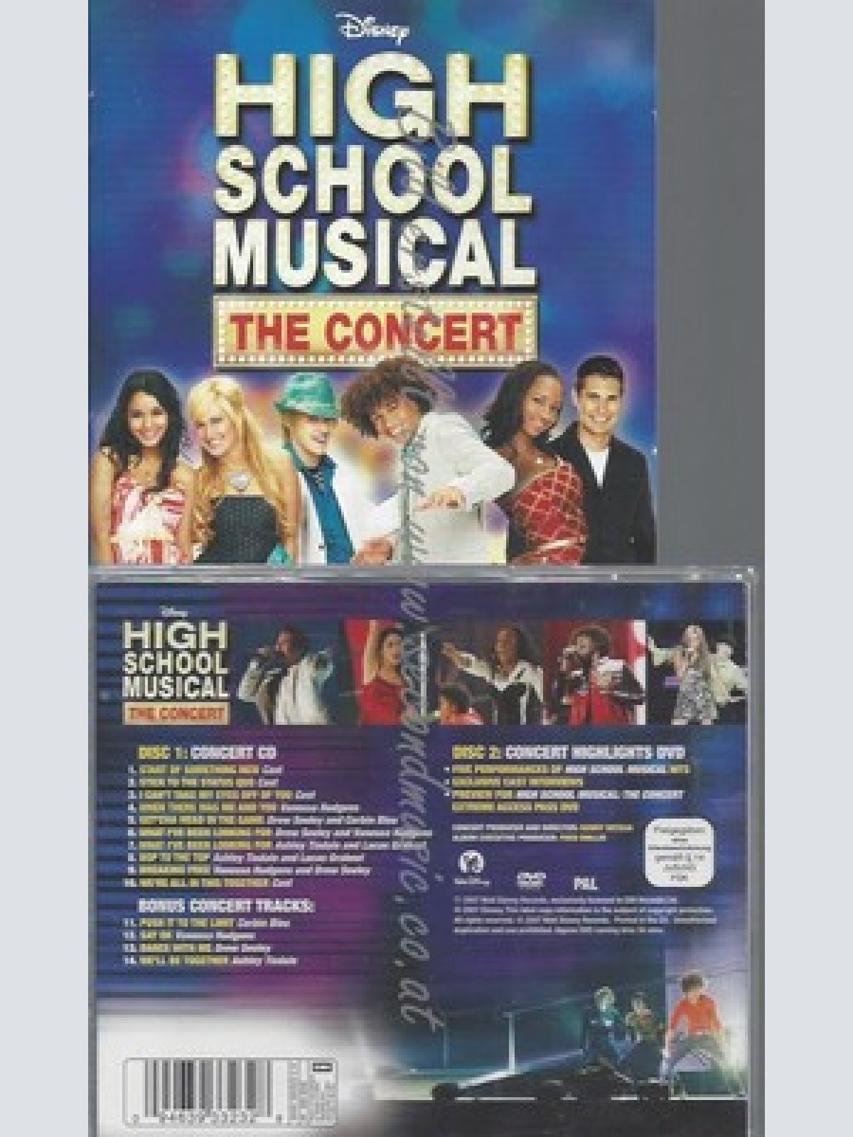 CD--HIGH SCHOOL MUSICAL--HIGH SCHOOL MUSICAL-THE CONCERT LIVE -CD+DVD-2049 | CD+