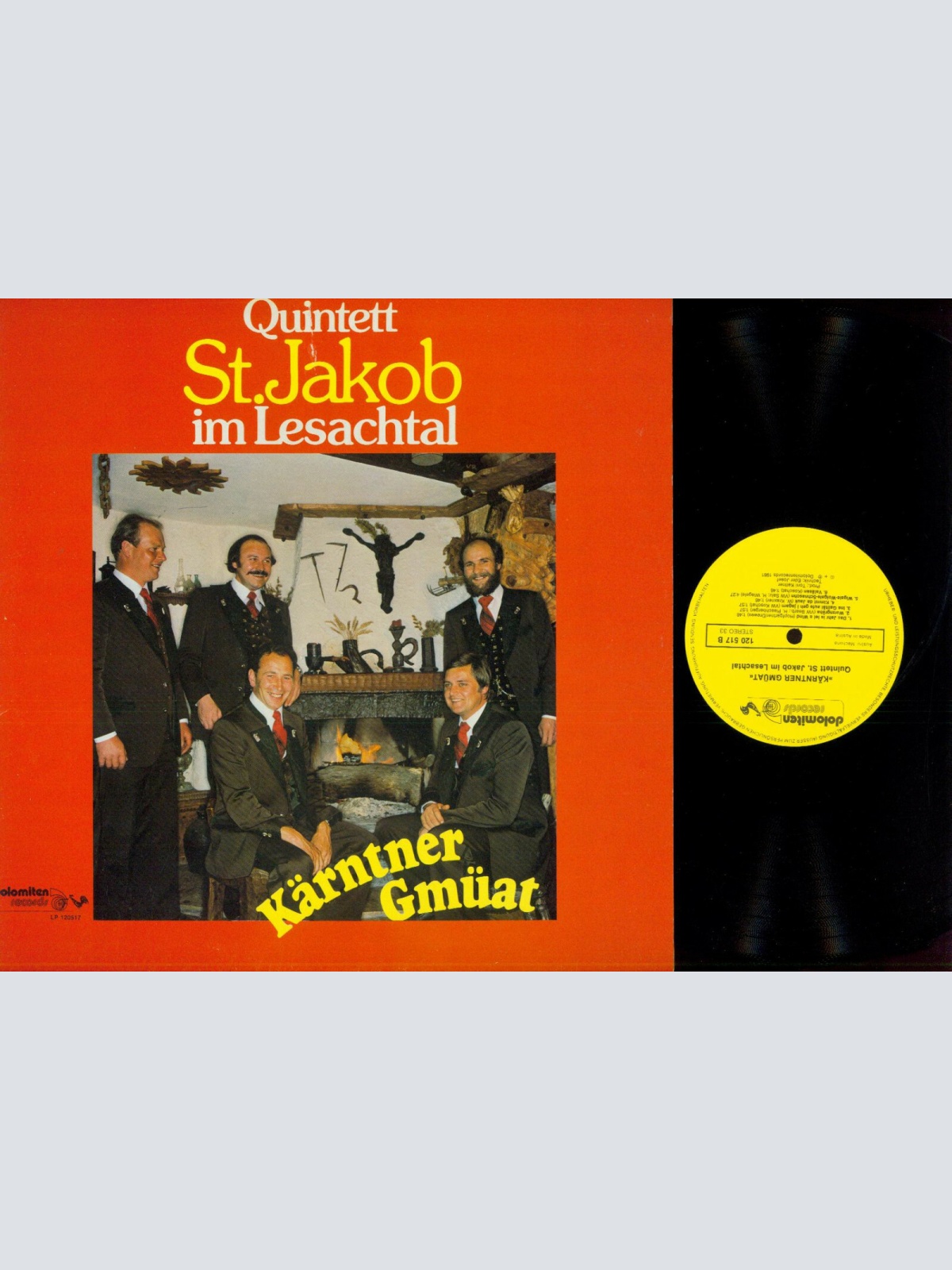 LP--Quintett St. Jakob Im Lesachtal – Kärntner Gmüat // NM