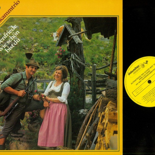LP--Anni und Hans mit dem Hahnenkammtrio-  Alpenfriede wie schön du bist  // NM