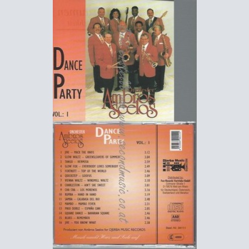 CD--ORCHESTER AMBROS SEELOS--DANCE PARTY VOL 1