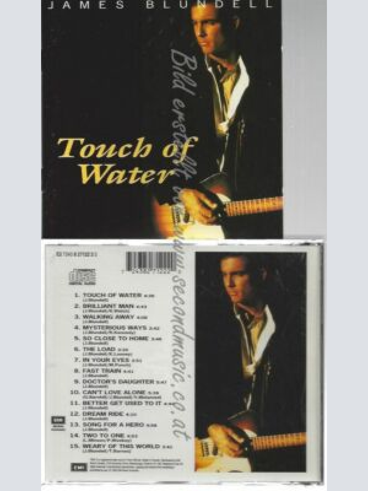 CD--JAMES BLUNDELL--TOUCH OF WATER