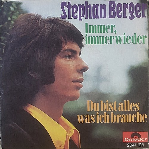 7", Single Stephan Berger - Immer, Immer Wieder