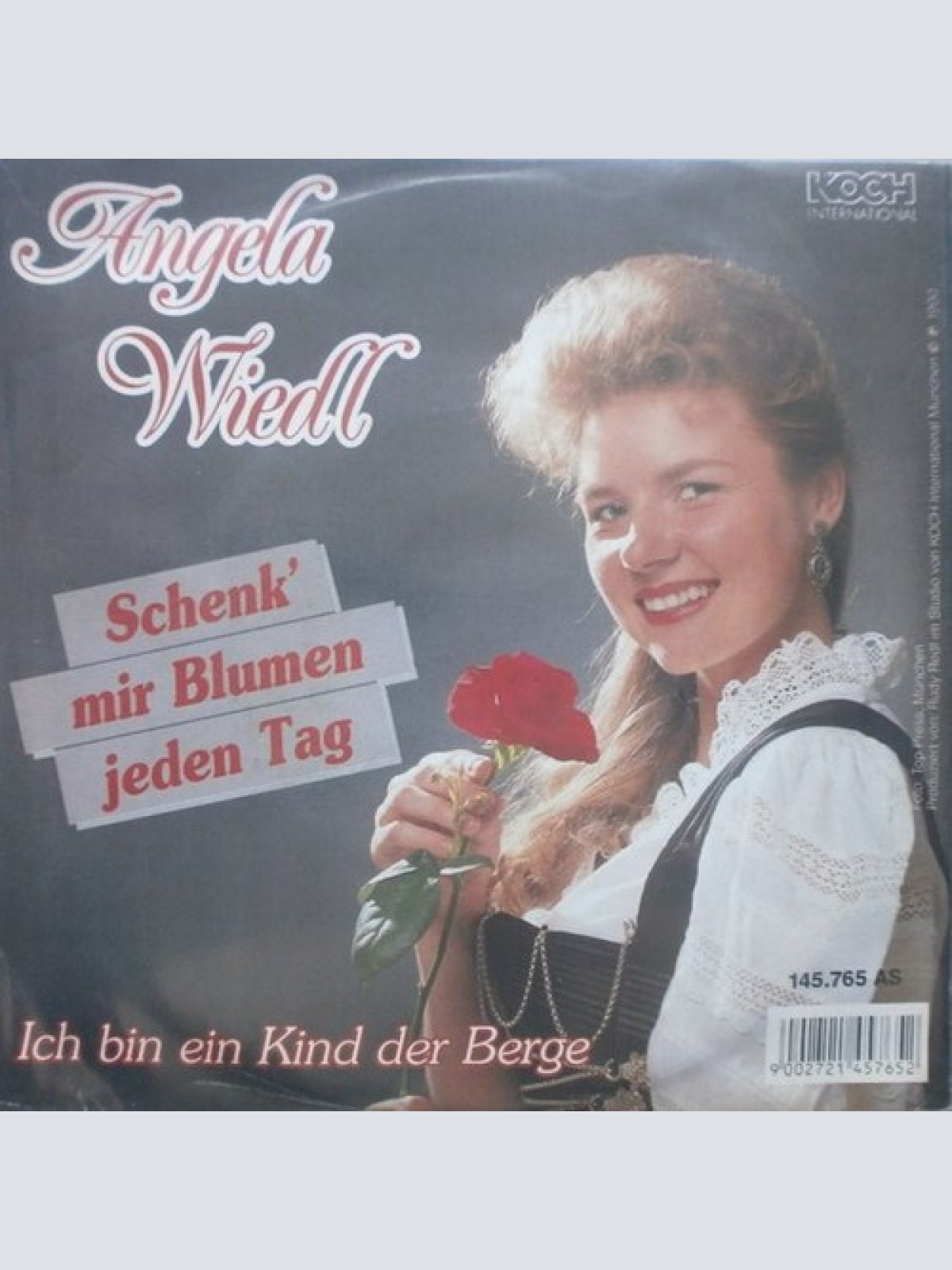 7", Single Angela Wiedl - Schenk' Mir Blumen Jeden Tag