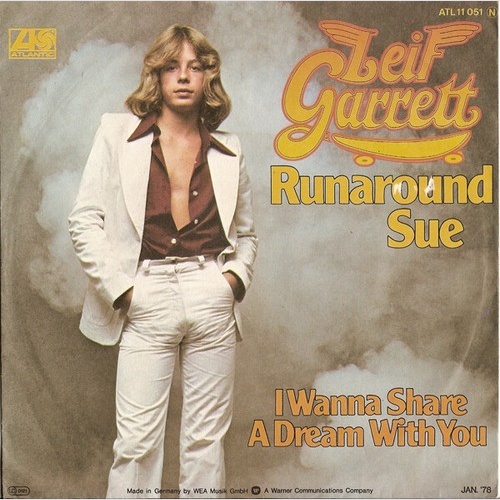 7", Single, Tel Leif Garrett - Runaround Sue