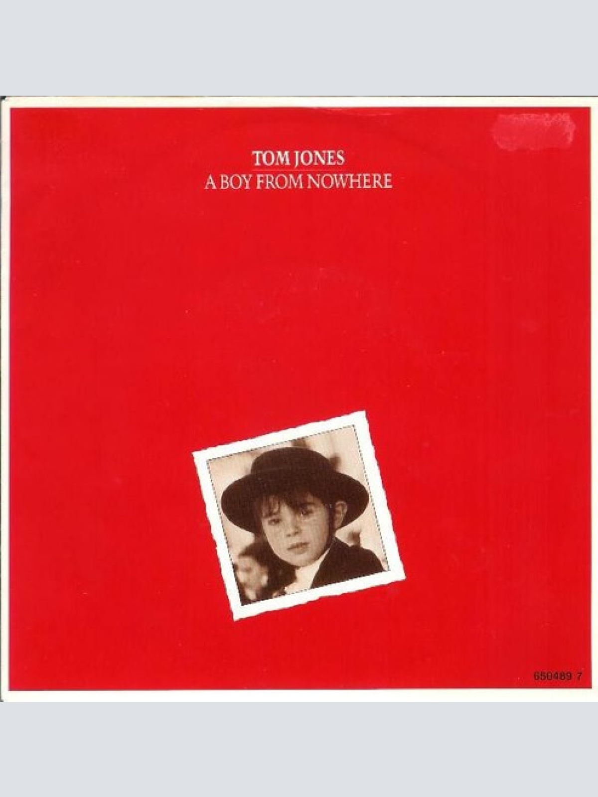 7", Single Tom Jones - A Boy From Nowhere