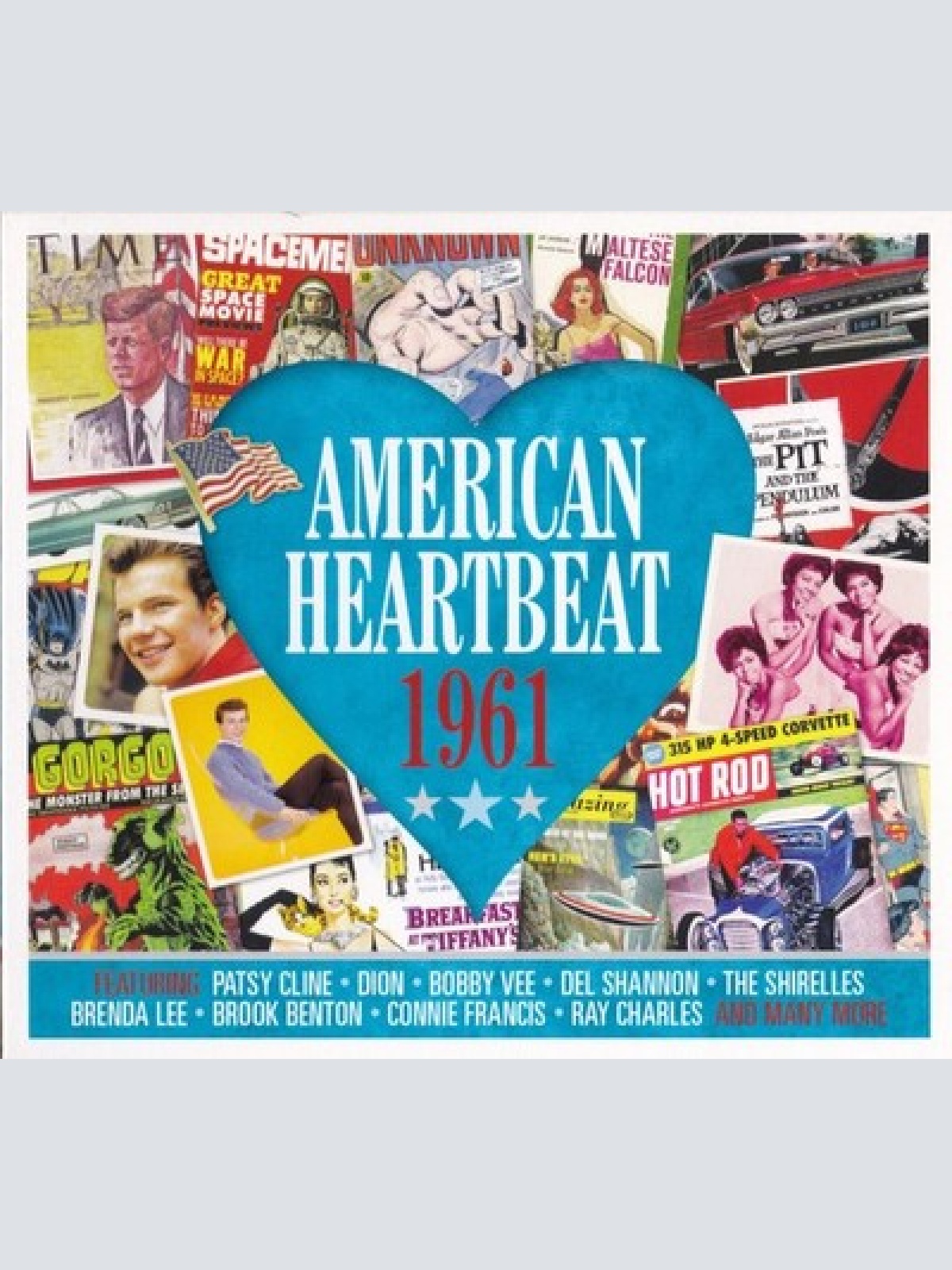 2xCD, Comp Various - American Heartbeat 1961