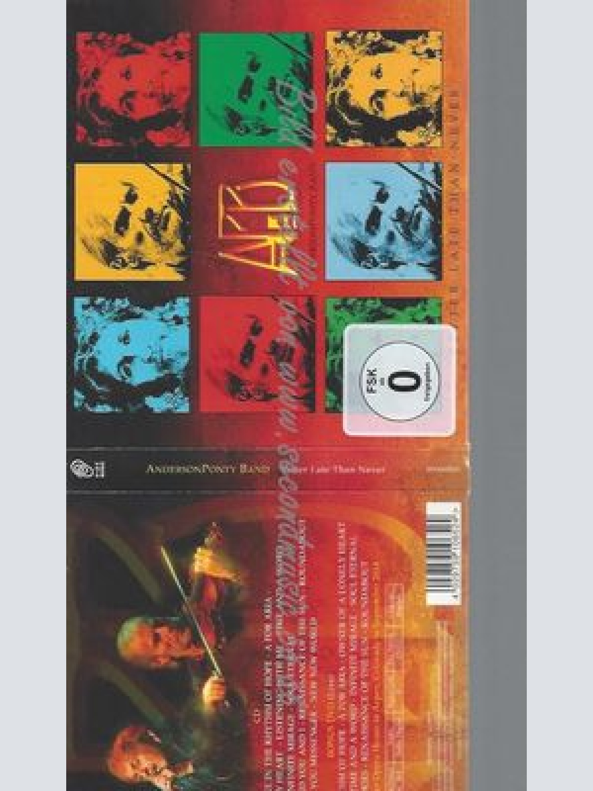 CD--ANDERSONPONTY BAND--BETTER LATE THAN NEVER -DELUXE EDITION- | CD+DVD