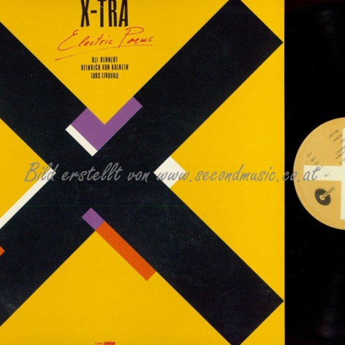 LP--X-TRA ELECTRIC POEMS // Uli Rennert - Heinrich Von Kalnein - Lars Lindvall