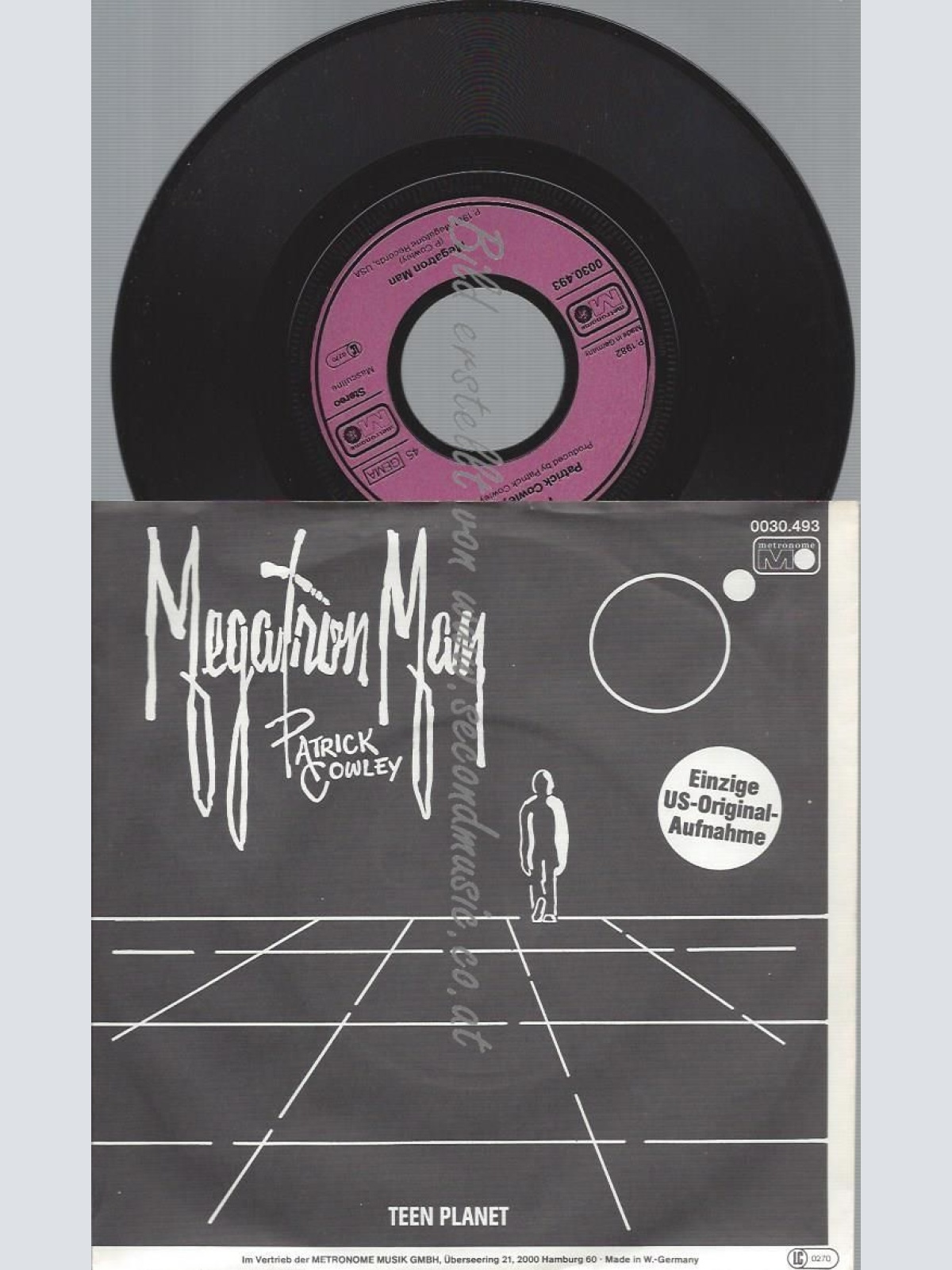 7"  Patrick Cowley  Megatron Man