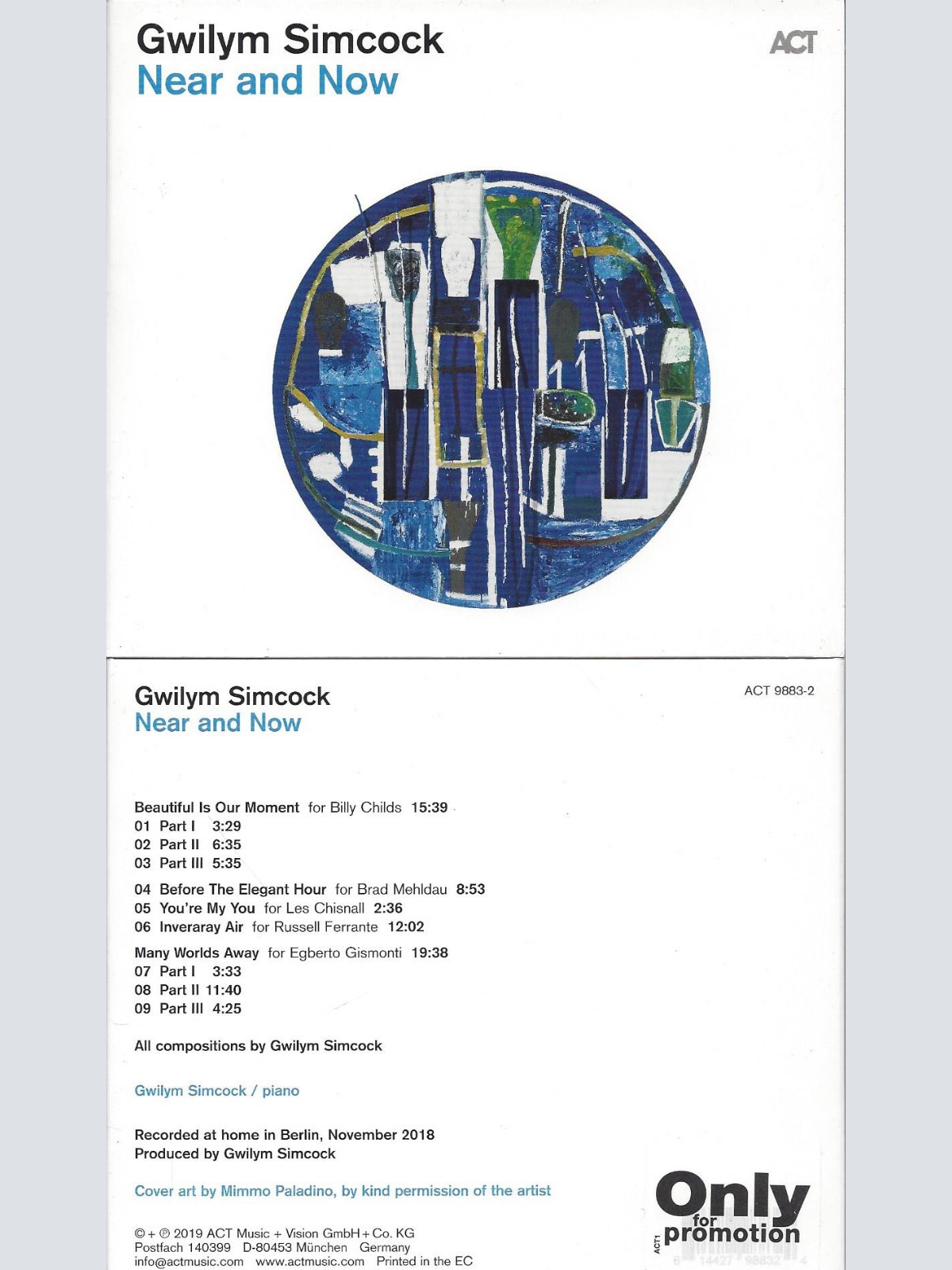 CD--Gwilym Simcock Near and Now