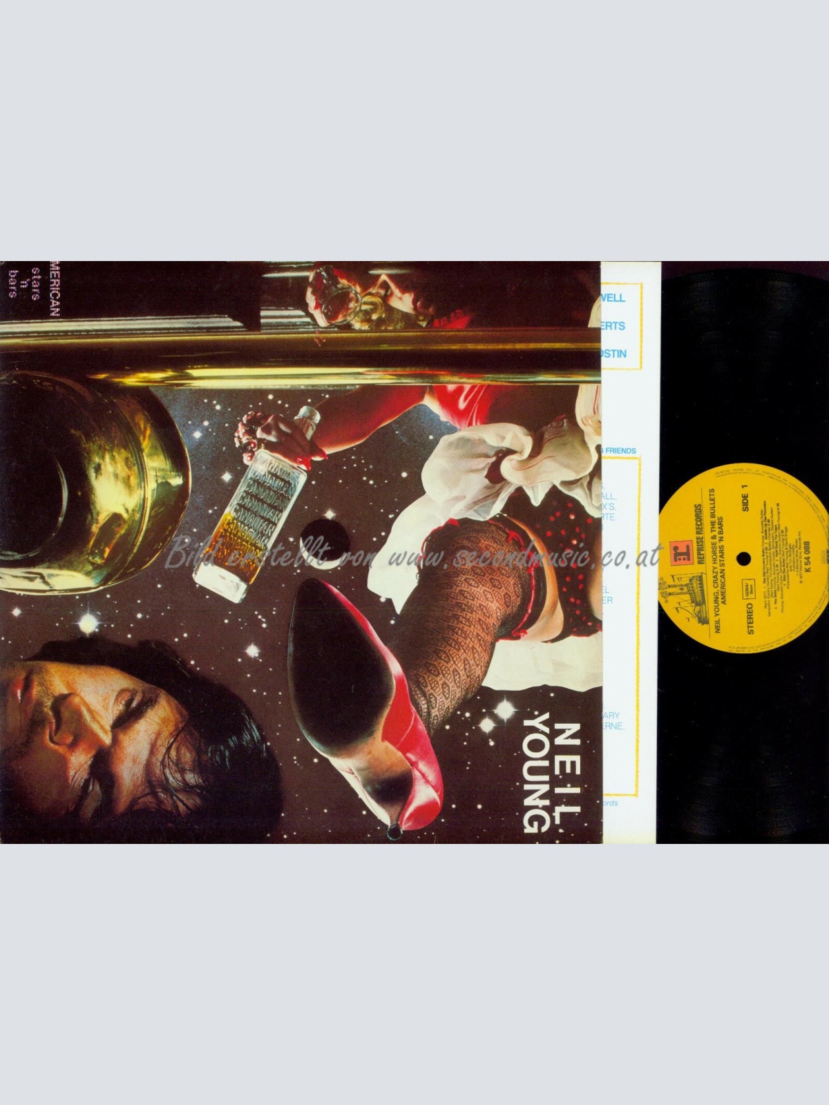 LP-- Neil Young  American Stars 'N Bars  // K54088