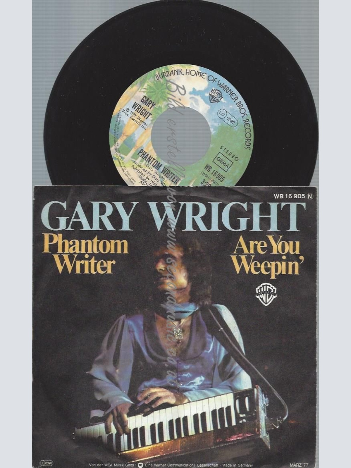 7"   Gary Wright – Phantom Writer
