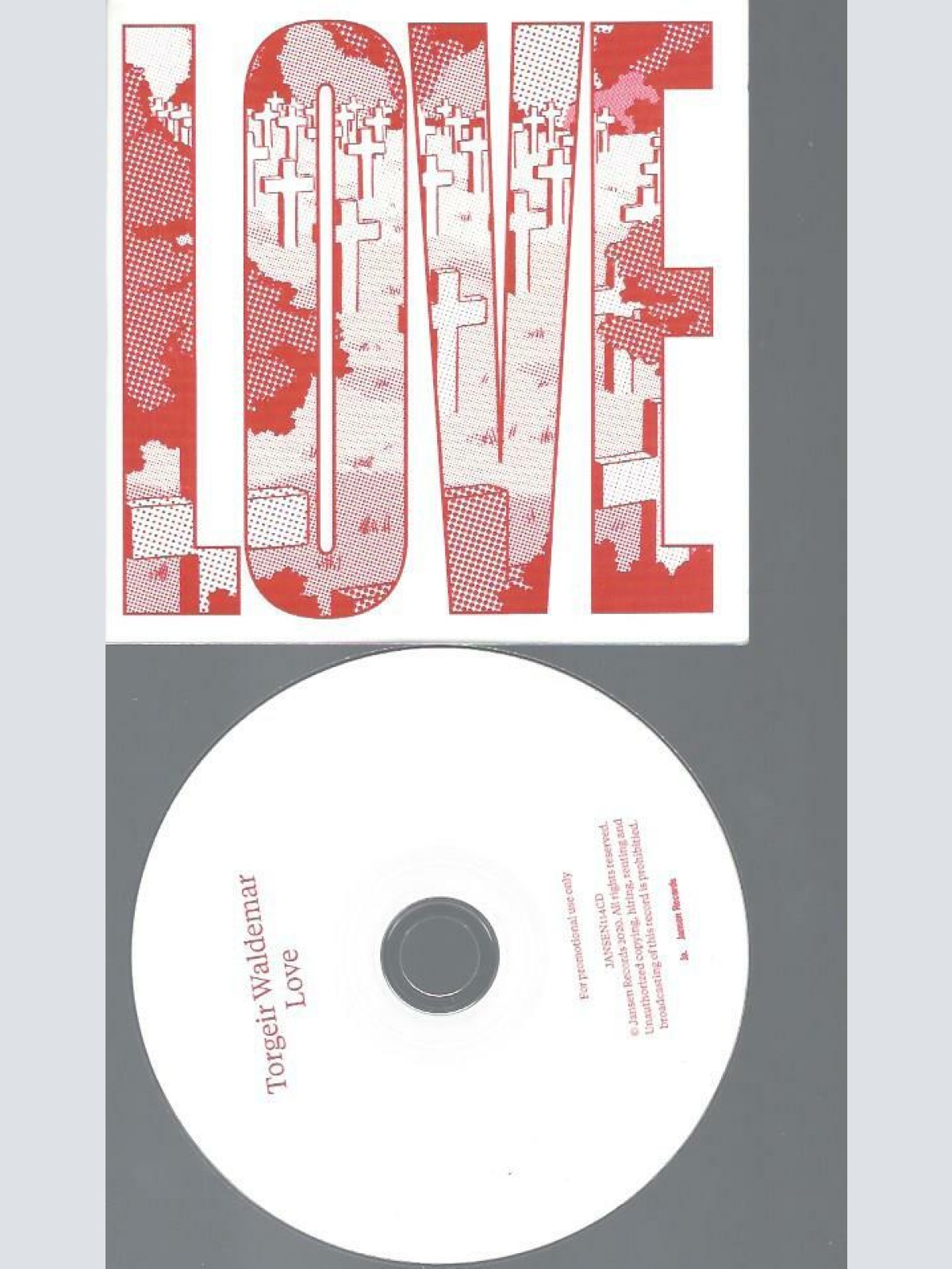 CD--  Torgeir Waldemar – Love //PROMO 5 TRACKS