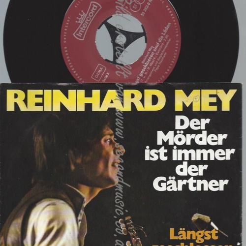 7"   Reinhard Mey  Der Mörder Ist Immer Der Gärtner
