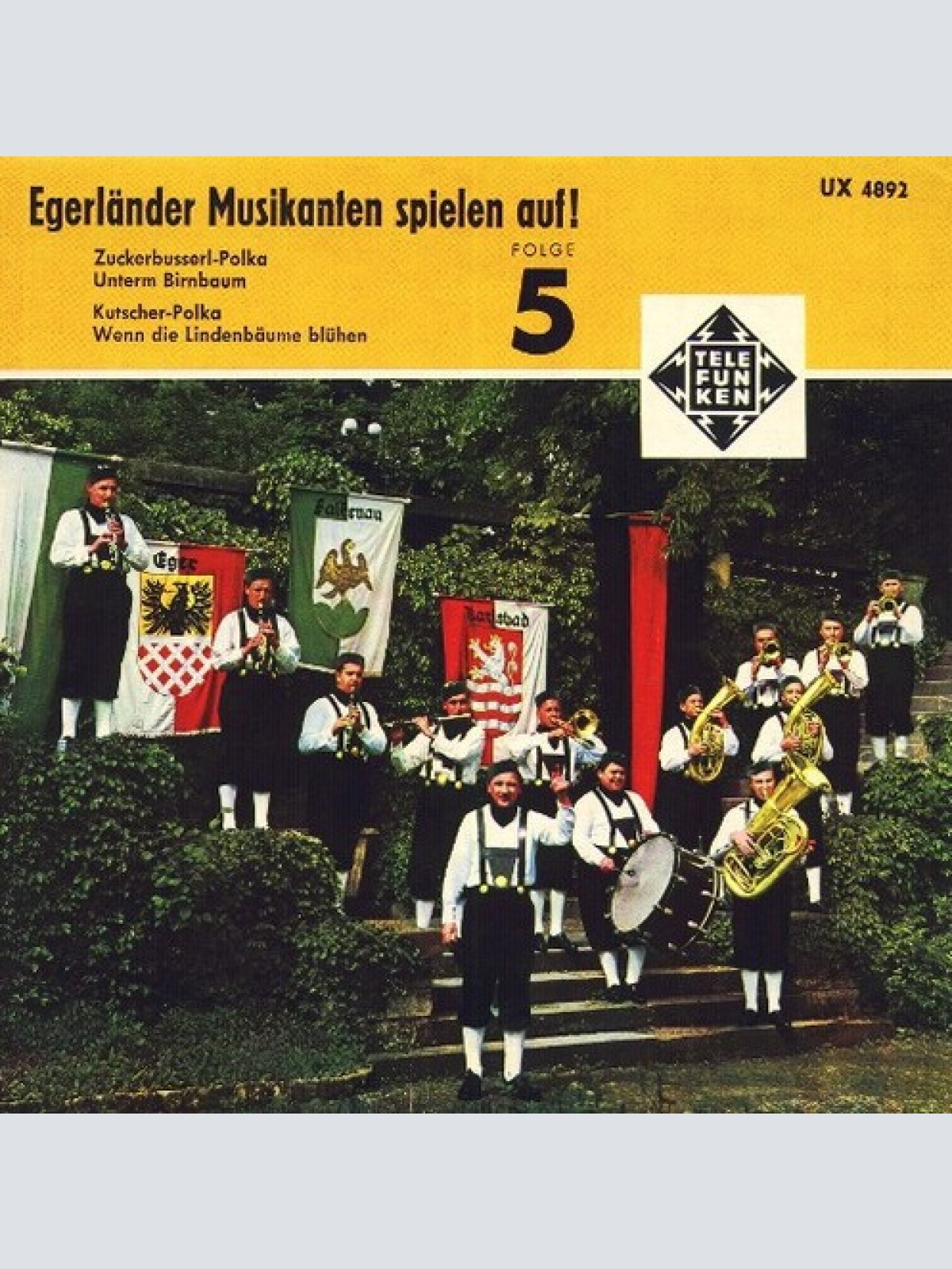 7", EP, Mono Egerländer Musikanten* - Egerländer Musikanten Spielen Auf! - Nr.5