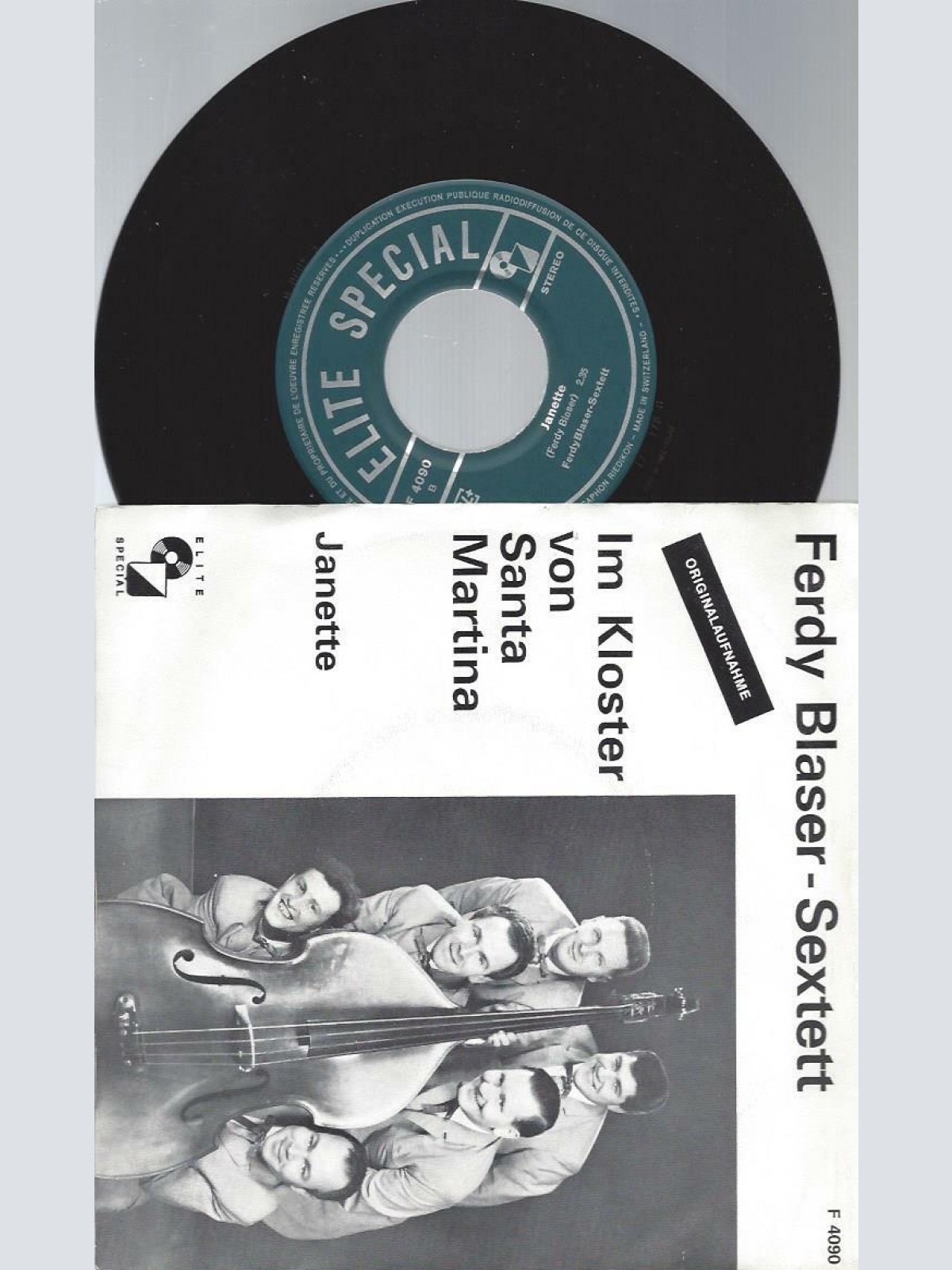 7" Ferdy Blaser-Sextett – Im Kloster Von Santa Martina