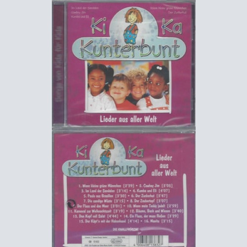 CD--NEU--KI KA KUNTERBUNT-LIEDER AUS ALLER WELT--SONGS FÜR KIDS