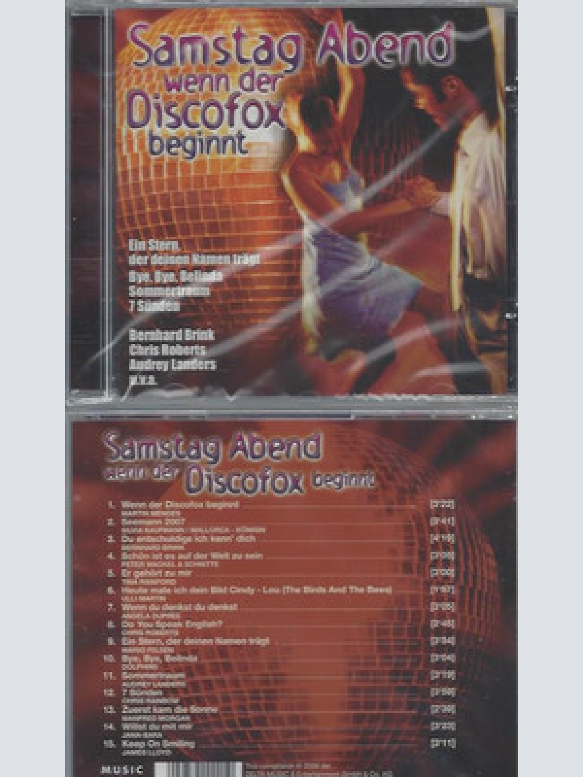 CD--NEU-SAMSTAG ABEND WENN DER DISCOFOX BEGINNT--BERNHARD BRINK--CHRIS ROBERTS