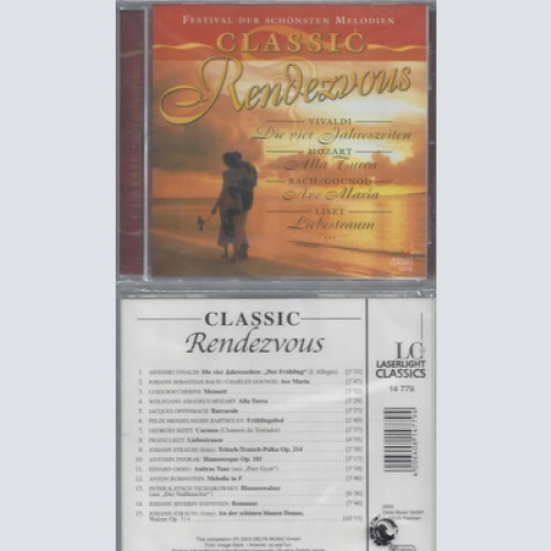 CD--NEU-CLASSIC RENDEZVOUS--FESTIVAL DER SCHÖNSTEN MELODIEN-BACH-VIVALDI-LISZT