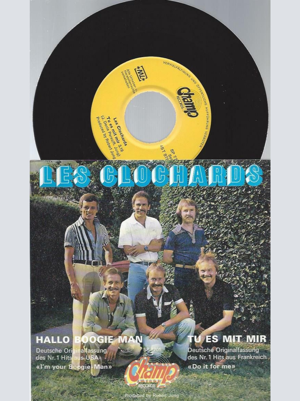 7" Les Clochards – Hallo Boogie Man