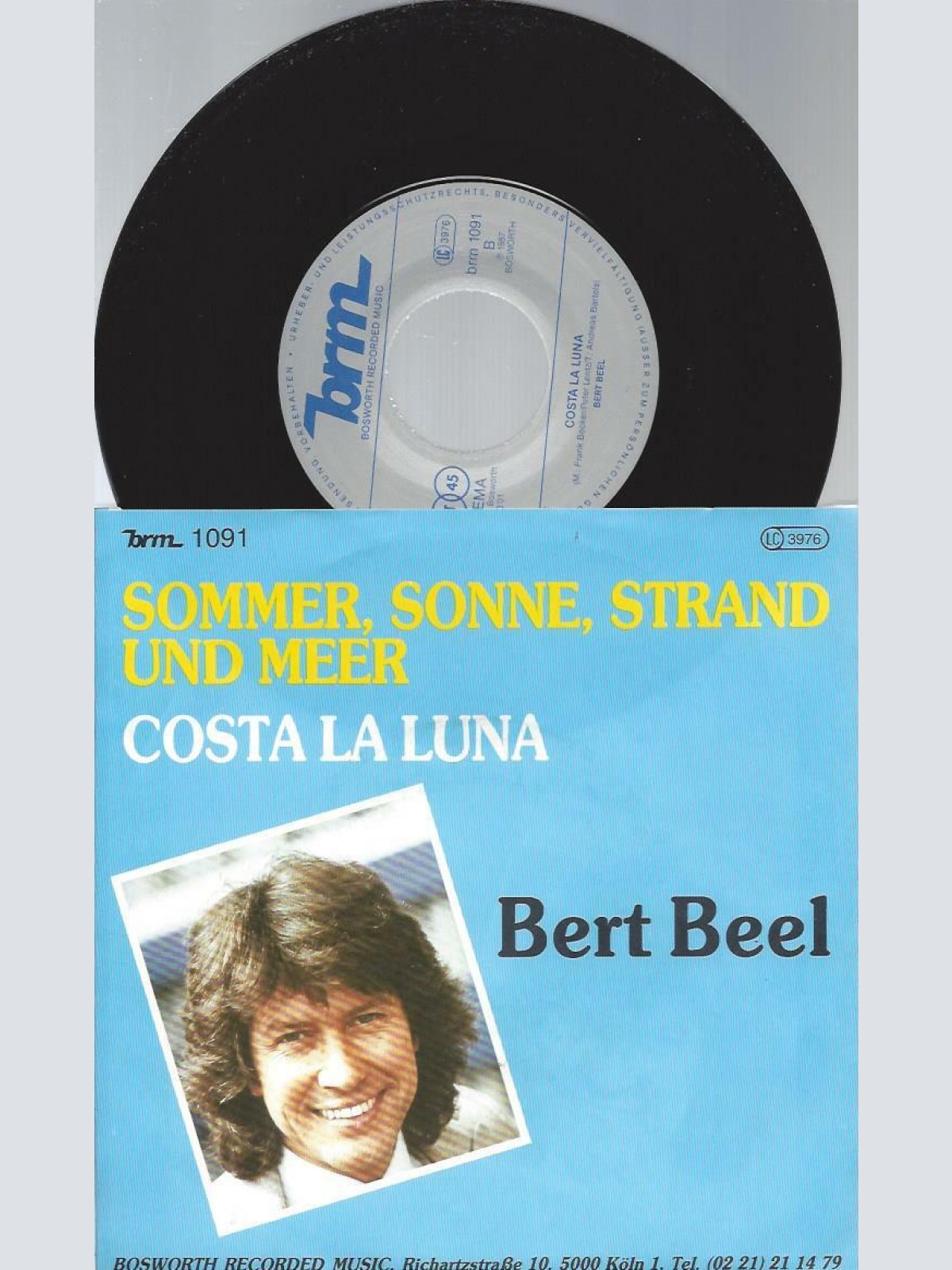 7" Bert Beel – Sommer, Sonne, Strand Und Meer