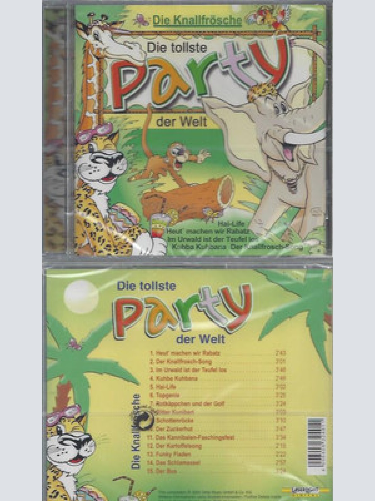 CD--NEU---DIE KNALLFRÖSCHE--DIE TOLLSTE PARTY DER WELT--