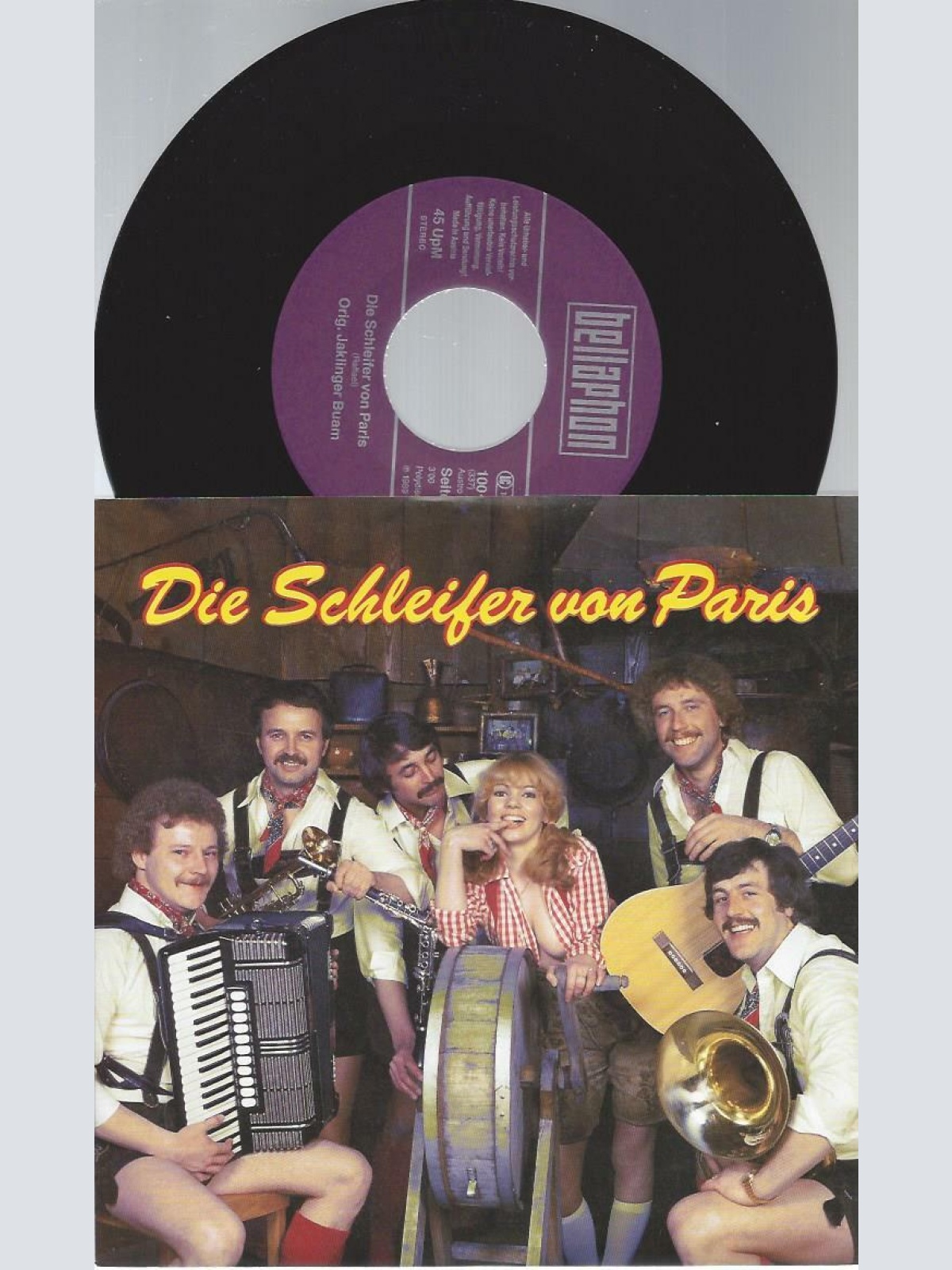 7" Orig. Jaklinger Buam -- Die Schleifer von Paris