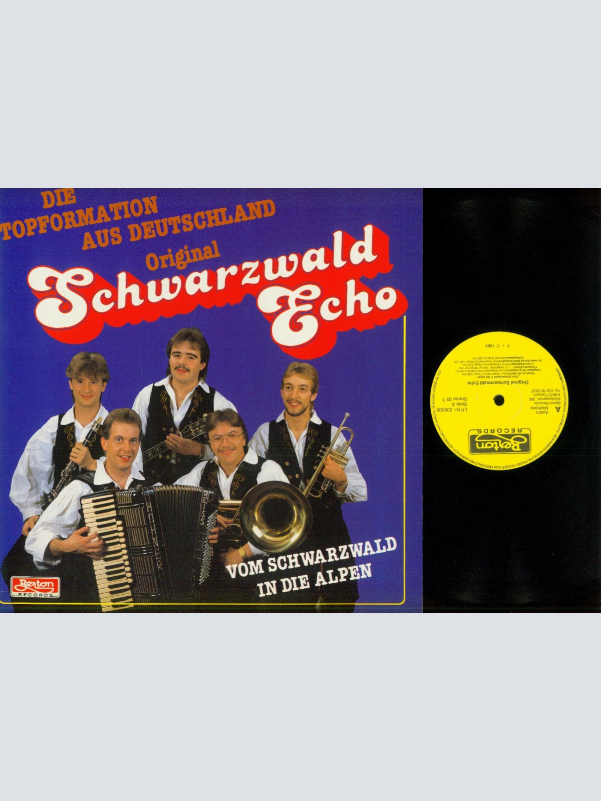 LP--Orig. Schwarzwald-Echo --  Vom Schwarzwald in die Alpen   //NM