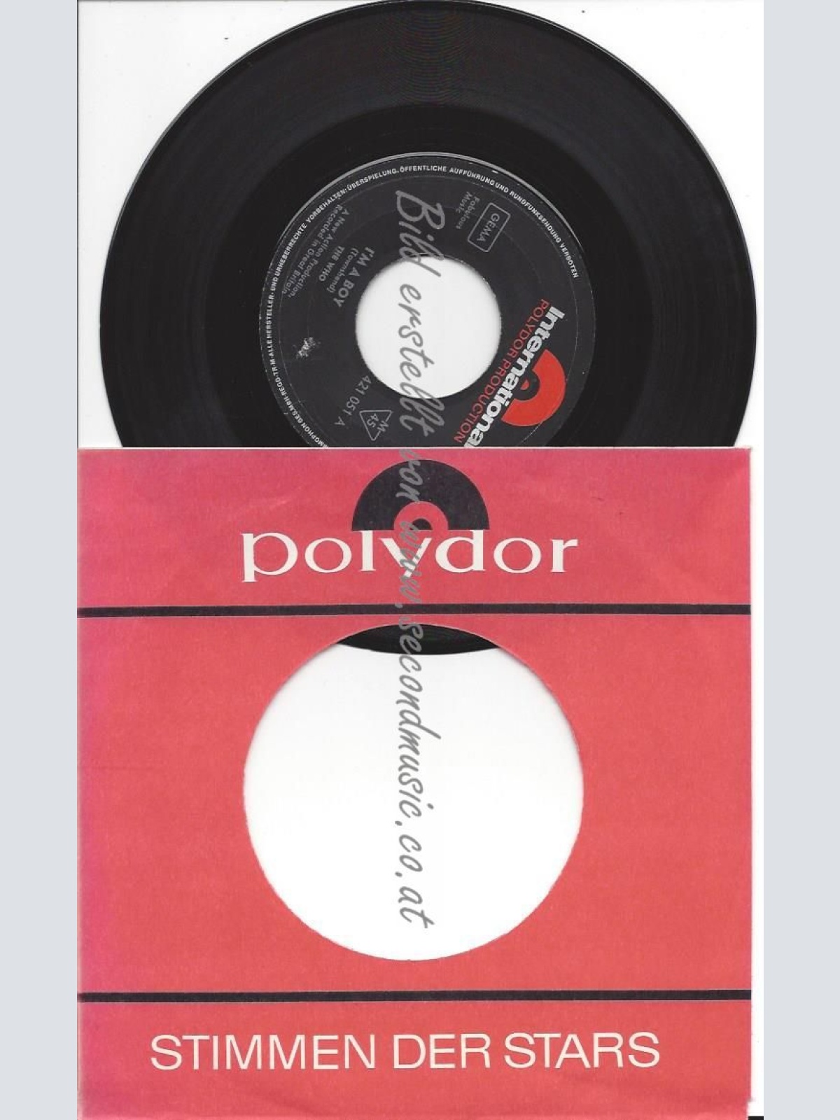 7"   The Who  I'm A Boy  //DE