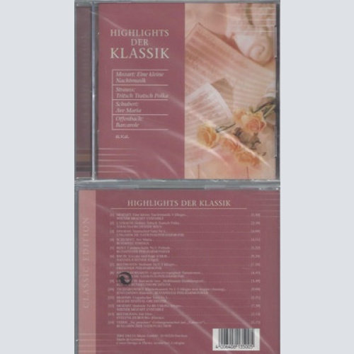 CD--NEU-HIGHLIGHTS DER KLASSIK--MOZART--STRAUSS--SCHUBERT--OFFENBACH