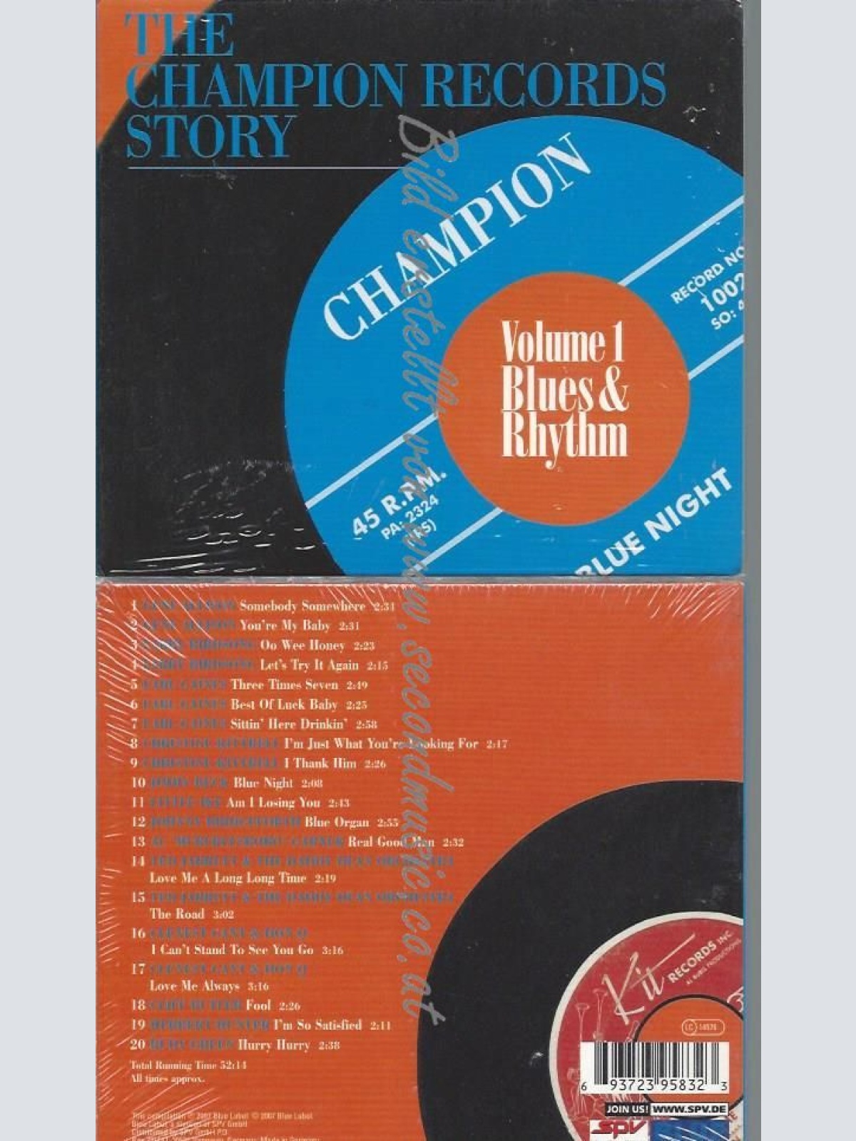 CD--  The Champion Records Story - Volume 1 - Blues & Rhythm