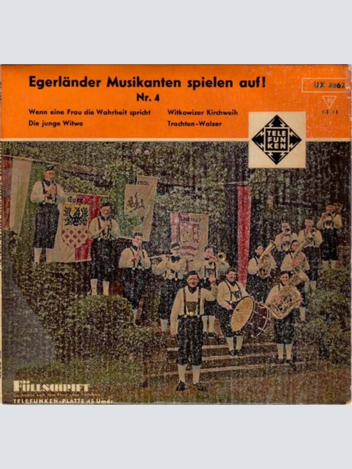 7", EP Original Egerländer Musikanten* - Egerländer Musikanten Spielen Auf! -...