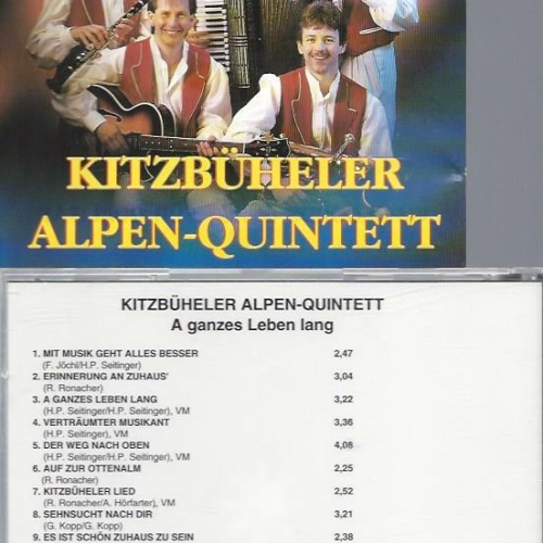 CD--Kitzbüheler Alpen Quintett A Ganzes Leben Lang / VM Records