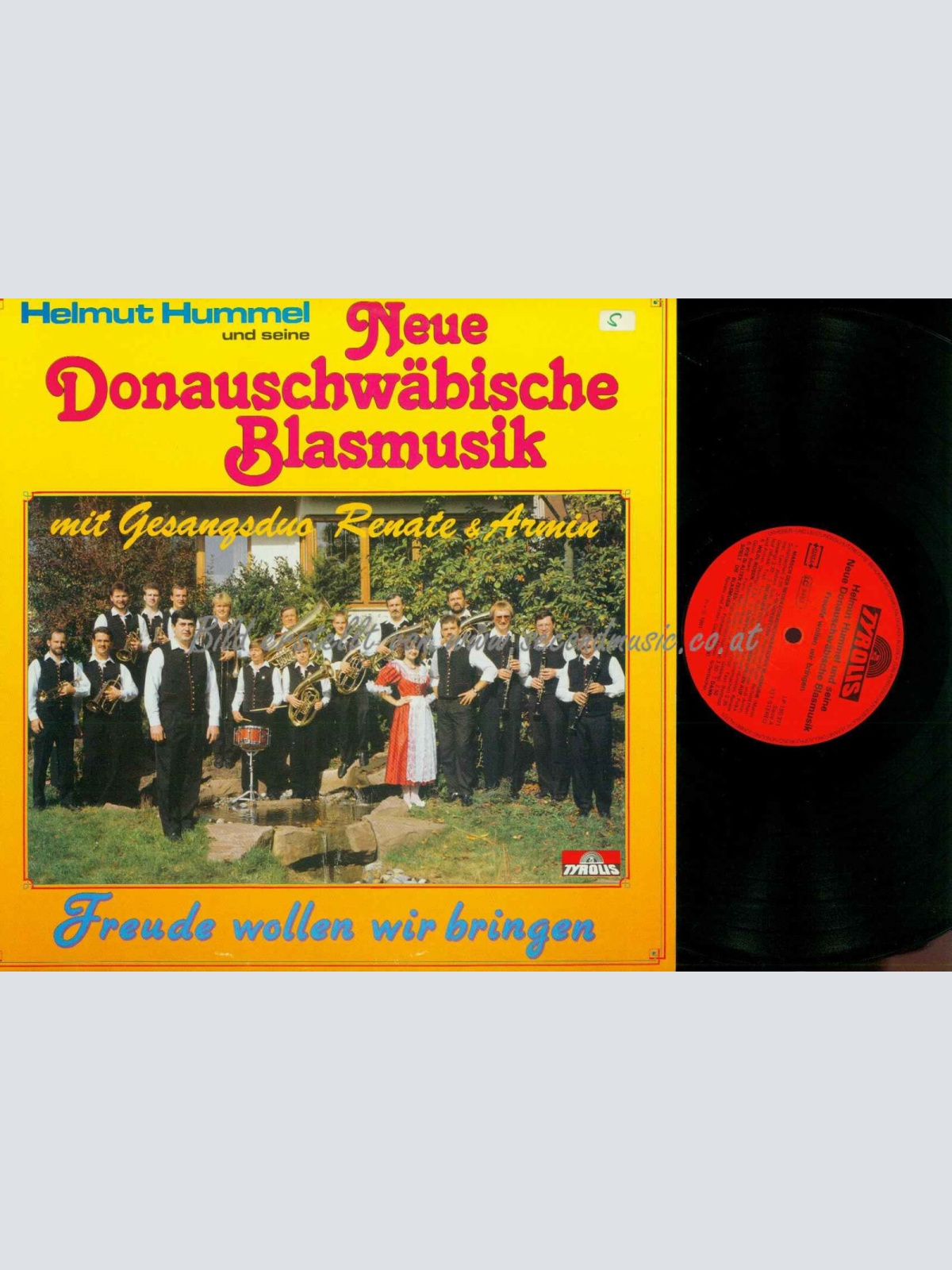 LP-- Neue Donauschwäbische Blasmusik- Freude wollen wir bringen  / NM