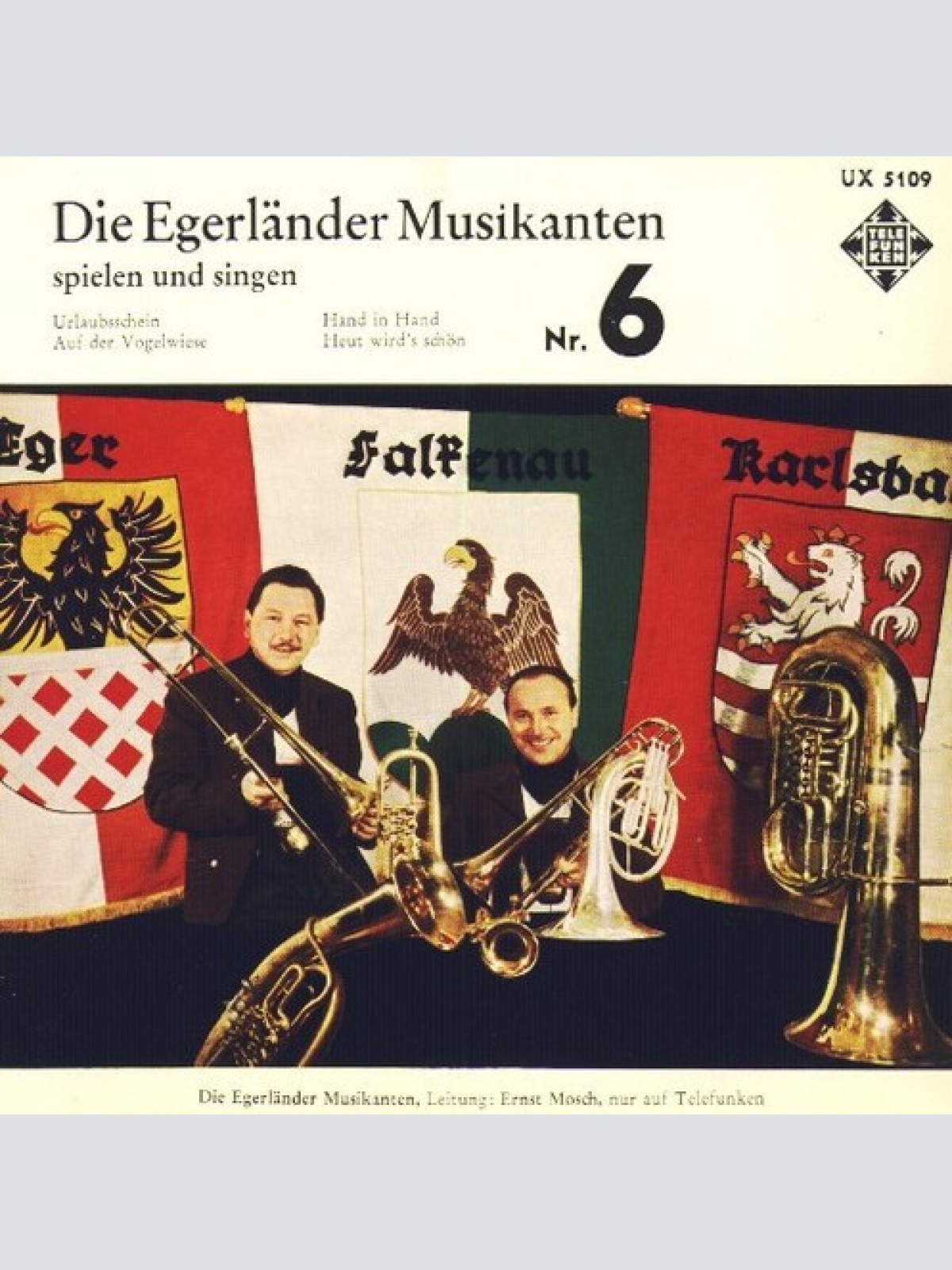 7" Die Egerländer Musikanten* - Die Egerländer Musikanten Spielen Und Singen ...