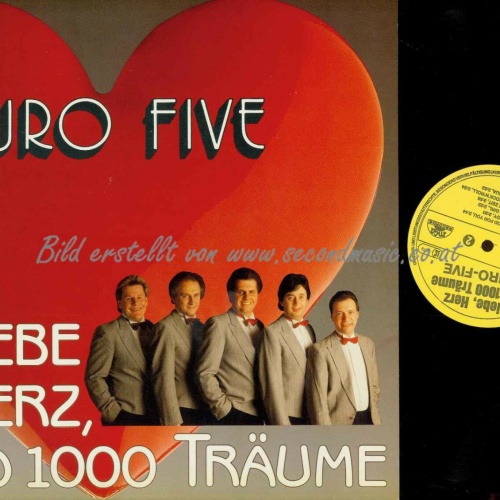LP--Euro-Five – Liebe, Herz Und 1000 Träume / NM