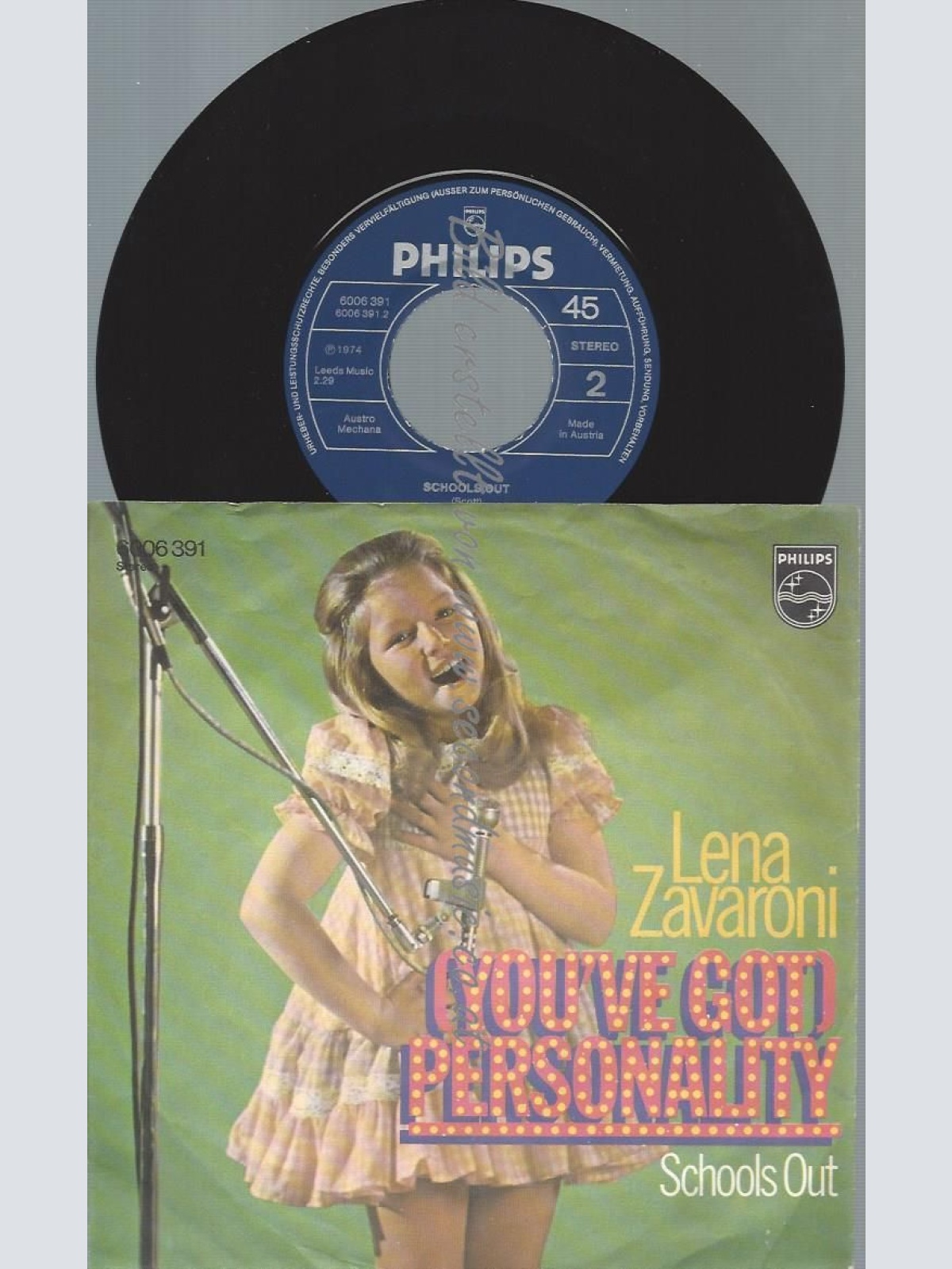 7"  Lena Zavaroni  (You've Got) Personality //AT