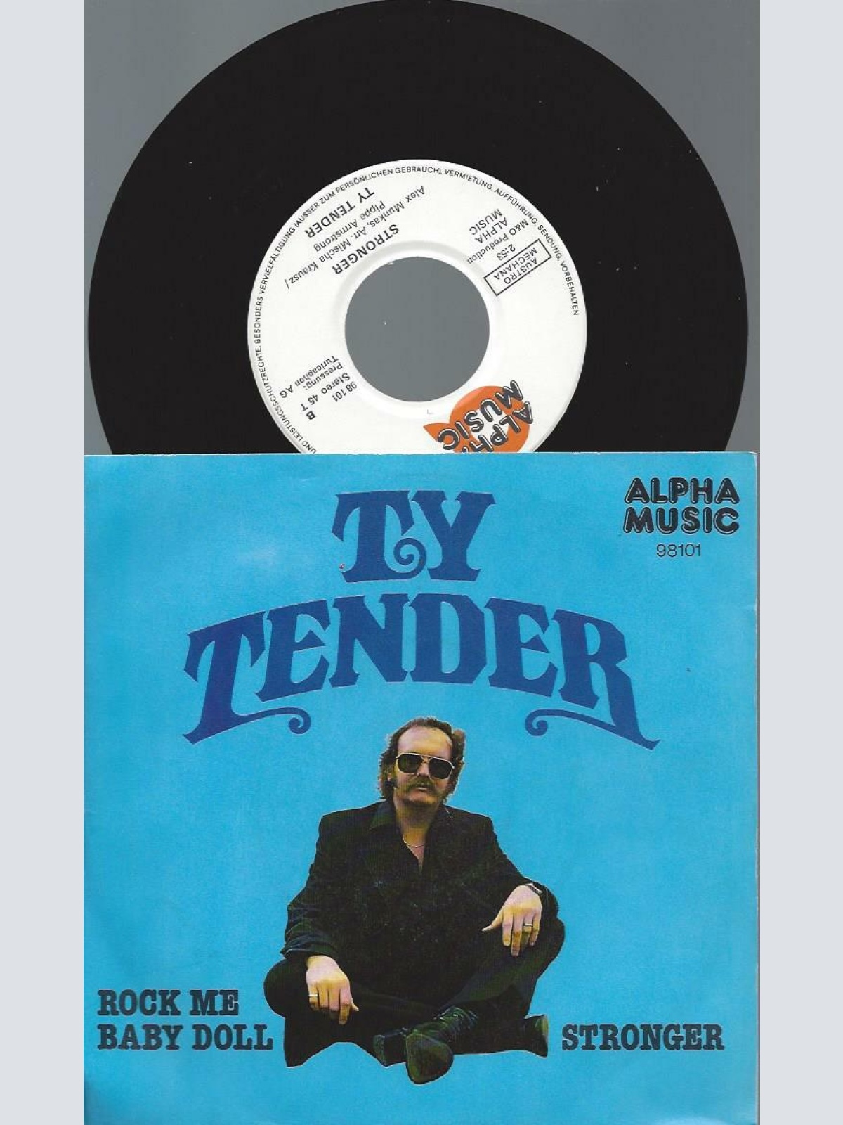 7" Ty Tender – Rock Me Baby Doll