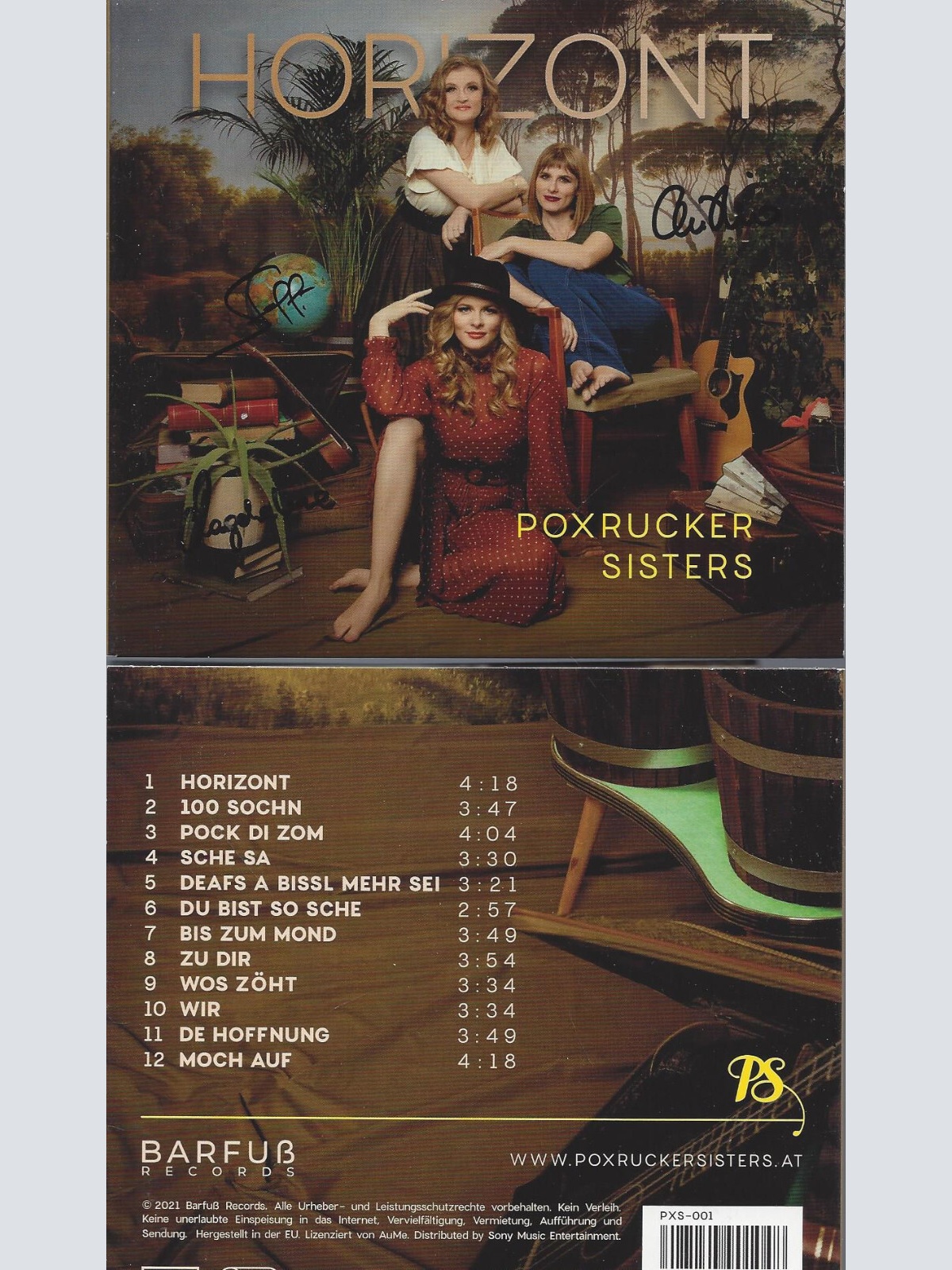 CD--  Horizont    Poxrucker Sisters / signiert