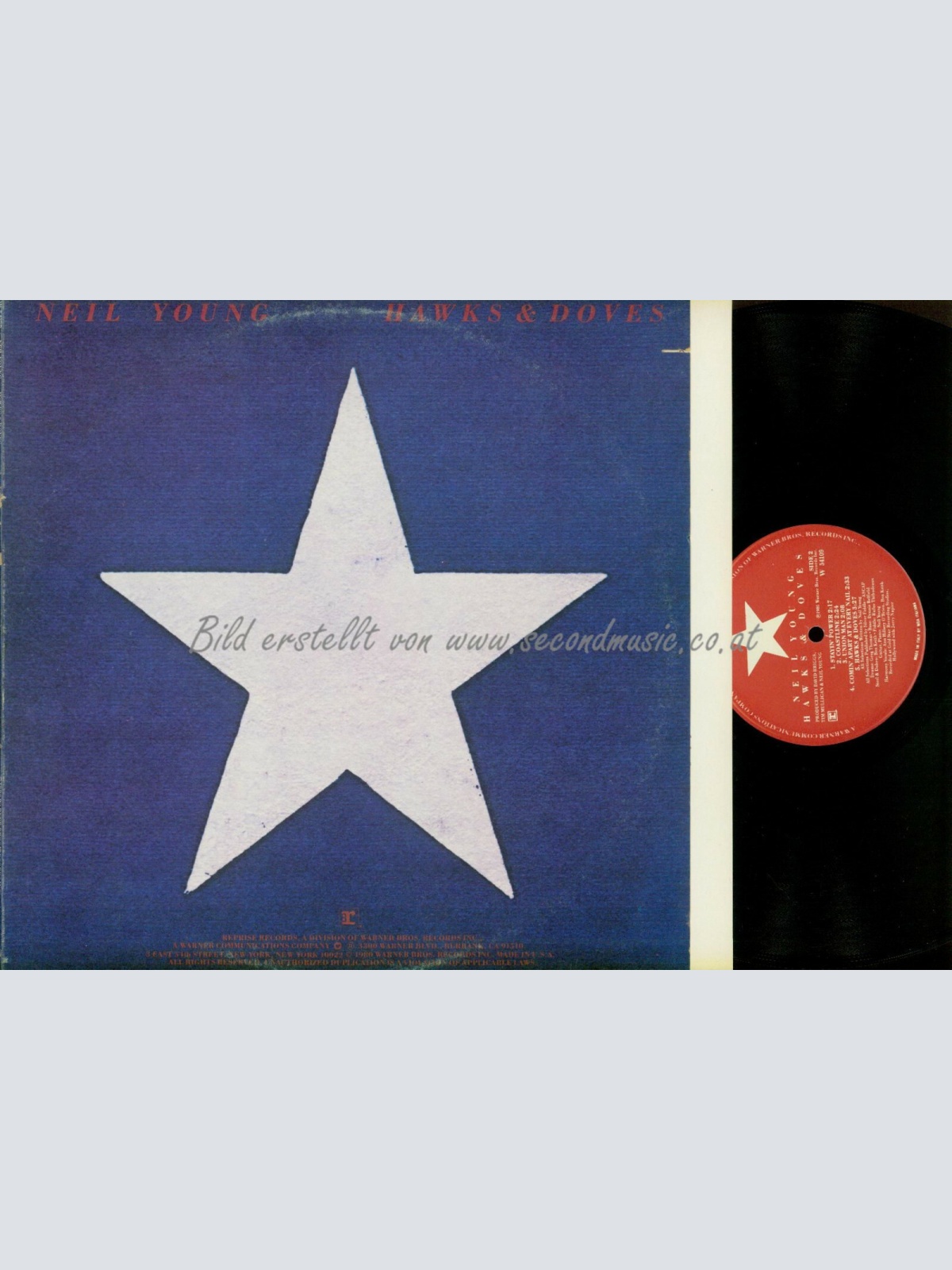 LP--- Neil Young  Hawks & Doves  // OIS // ITALY