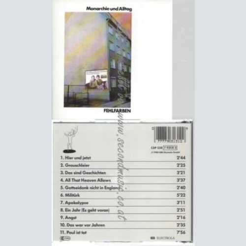 CD--FEHLFARBEN--    MONARCHIE UND ALLTAG