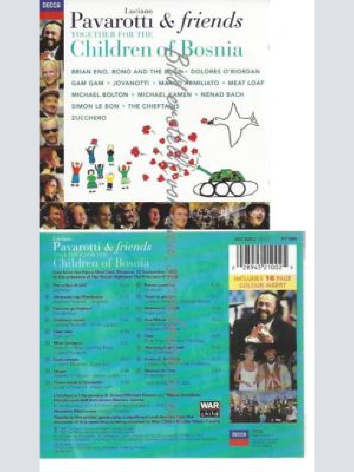 CD--Pavarotti & Friends Together For The Children Of Bosnia