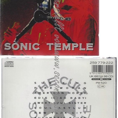 CD--Sonic temple   The Cult