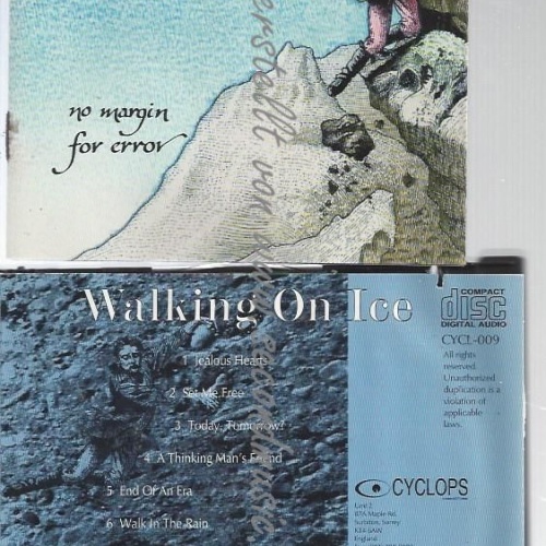 CD--WALKING ON ICE--    NO MARGING FOR ERROR