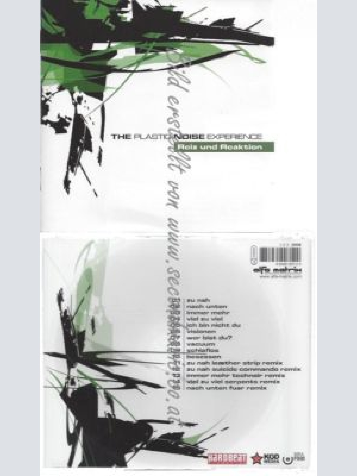 CD--PLASTIC NOISE EXPERIENCE--    REIZ UND REAKTION