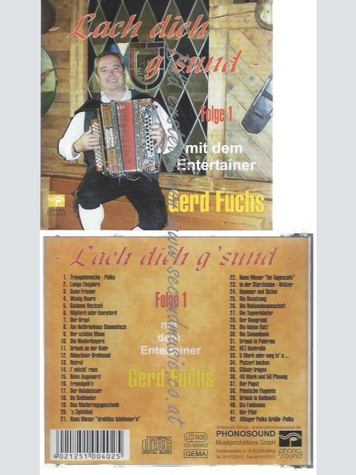 CD--gerd fuchs  lach dich gsund folge 1