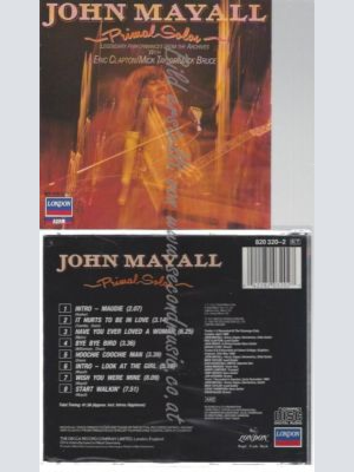 CD--Primal Solos John Mayall und John Mayall & The Bluesbreakers